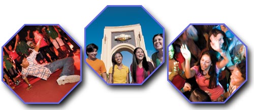 Group Packages including Universal Grad Bash 2015